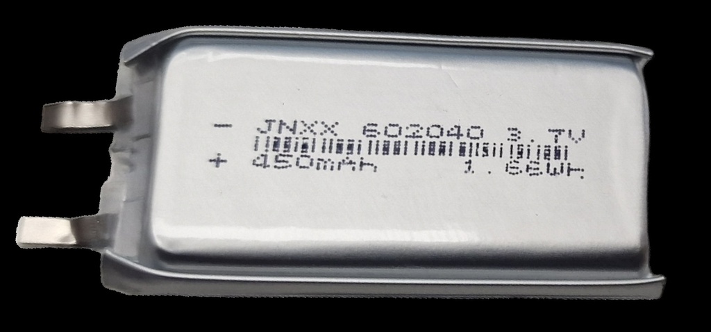 Mini 1S Lipo Akku 450 mAh passend für F3K Modelle wie z.B Mini Dart ohne Kabel mit Lötfahne