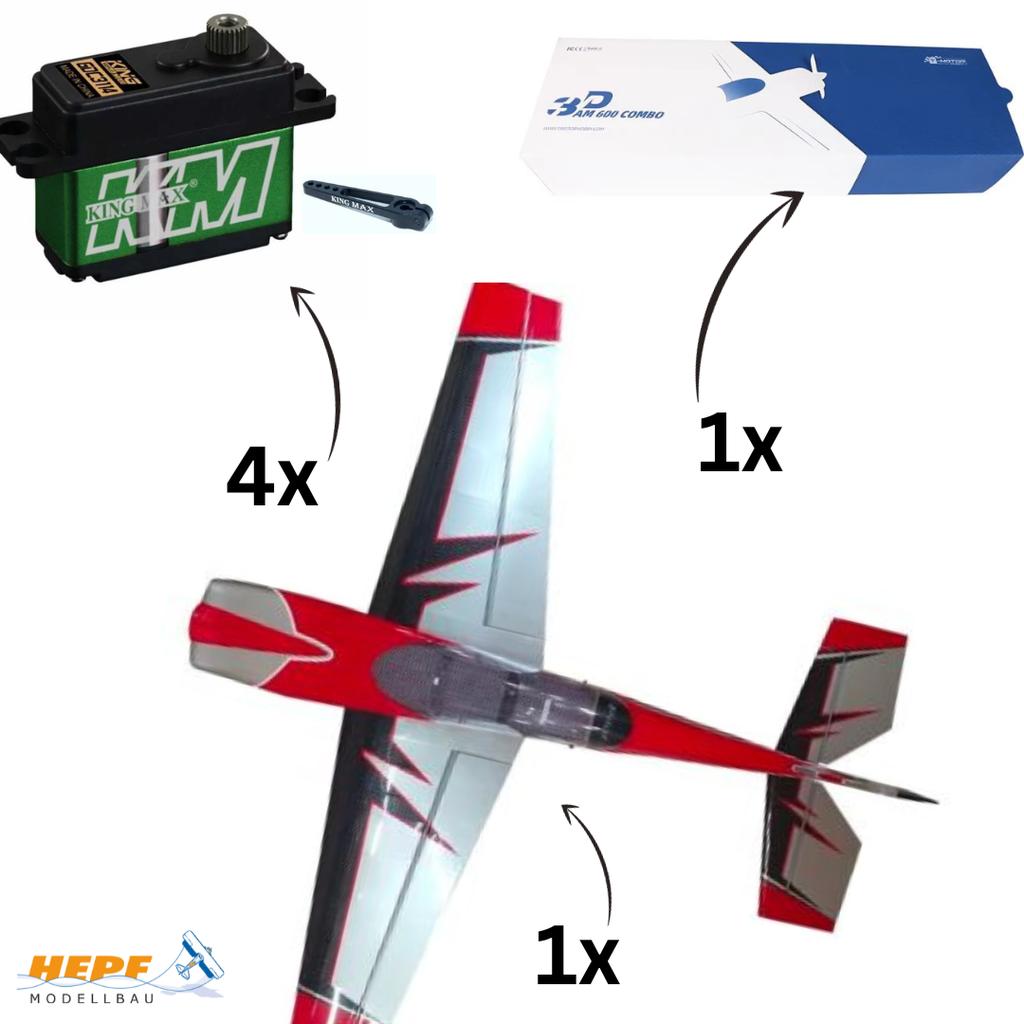 Pilot RC Extra NG 60" (Scheme 04) SET mit Antrieb und Servos