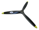 Fiala 3-Blatt 30x8 Verbrenner Holzpropeller - schwarz Pusher/links