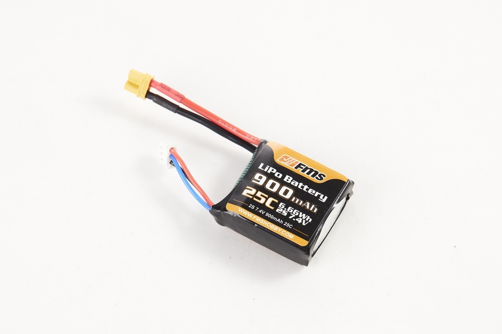 FMS - Lipo Akku 7,4V 900mAh 25C XT30