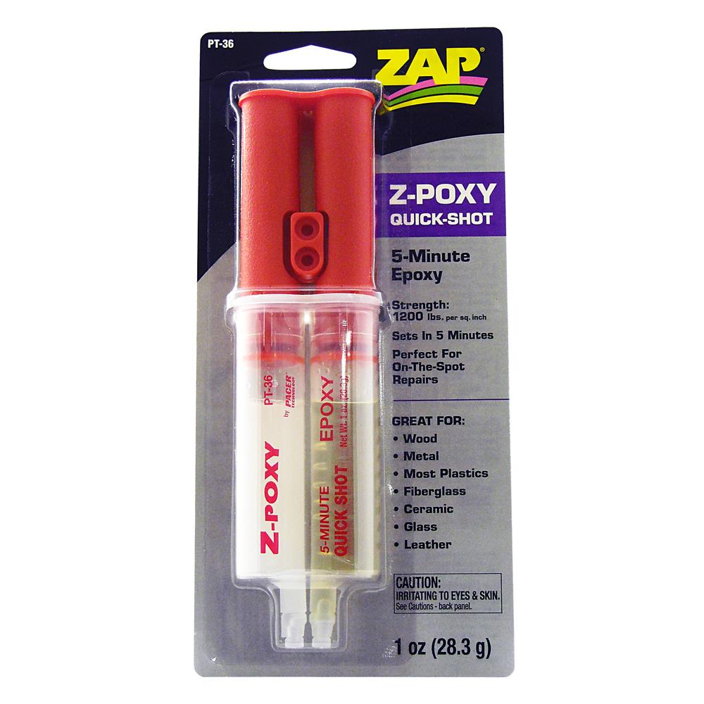 ZAP Z-POXY, PT-36, 5-Minuten, Quickshot 28,3g Dosierspritze