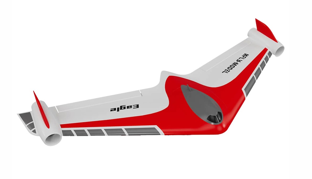 EAGLE TWIN V2 40MM EDF NURFLÜGLER PNP ROT