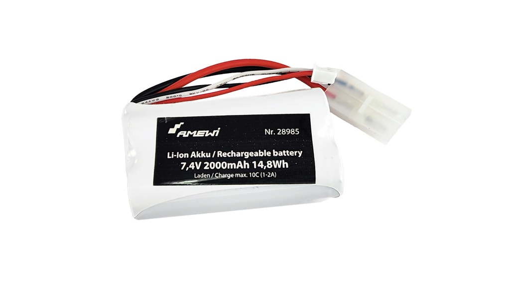 Li-Ion Akku 2S 7,4V 2000mAh Tamiya-Stecker