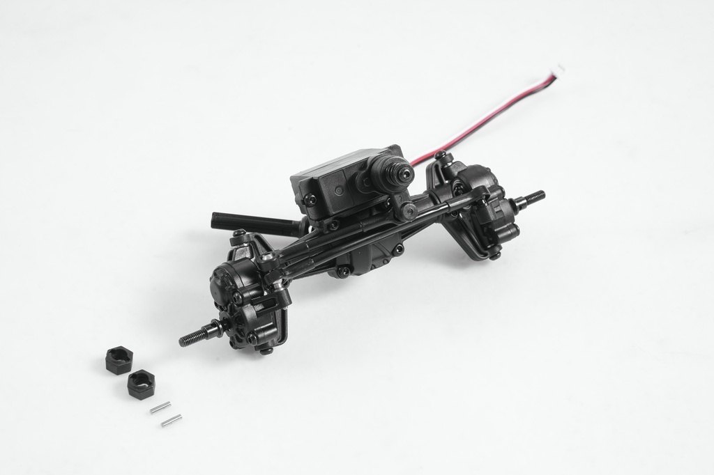 FMS FCX18 Chevrolet K10 - Vorderachse komplett