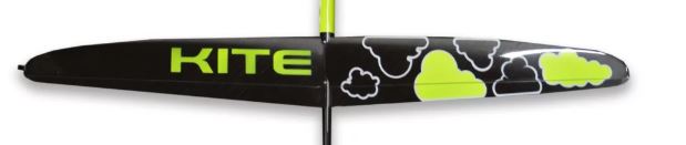 Kite 1500 Gelb Clouds zweiteilige ersatz Fläche inkl. Steckung und Taschen