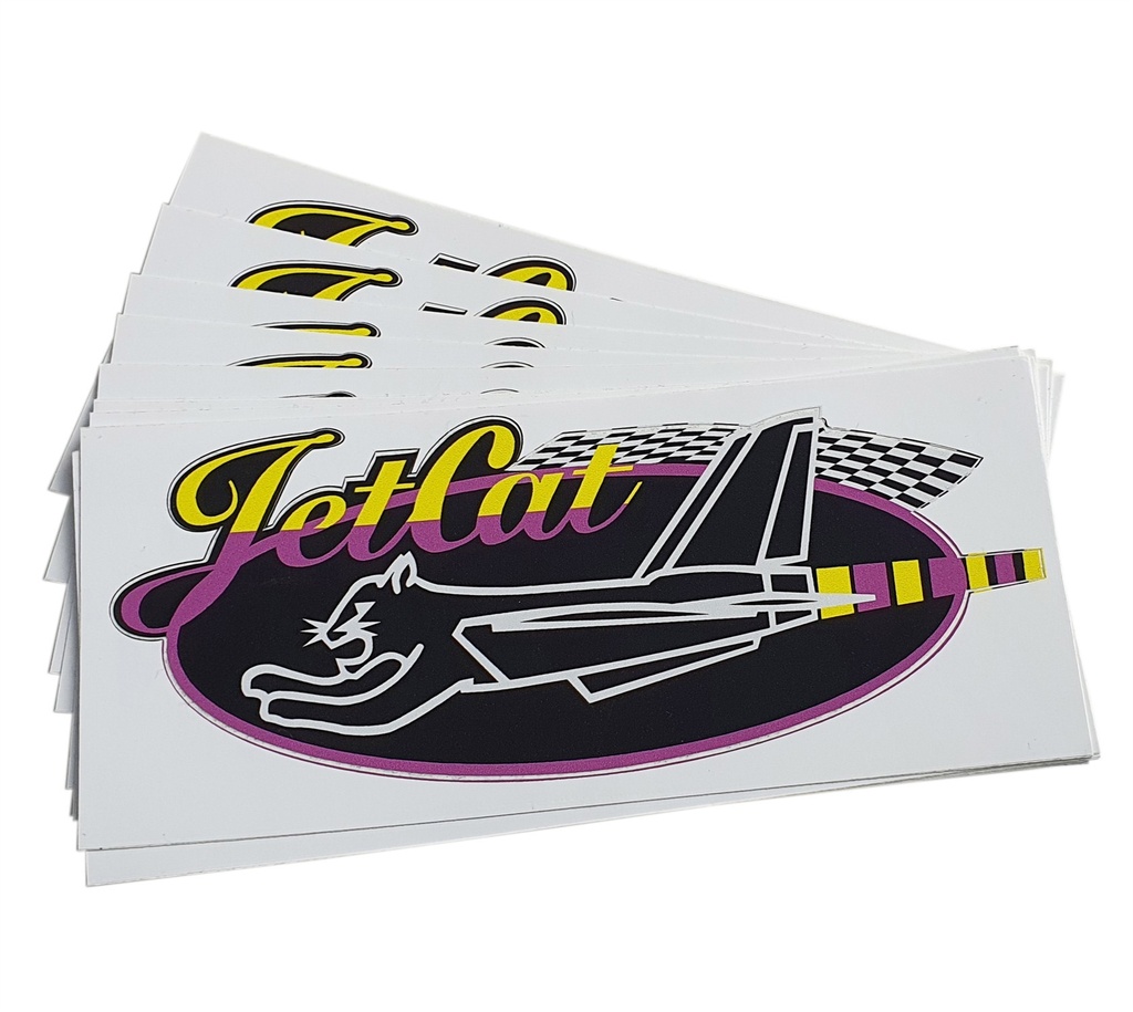 JetCat Aufkleber  10 cm