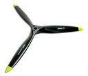 Fiala 3-Blatt 34x14 Verbrenner Holzpropeller - schwarz