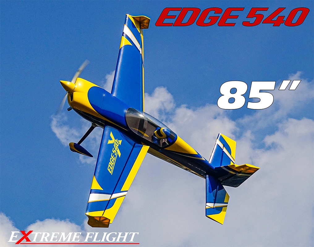 85" Edge 540 - Blue/Yellow 2,15m