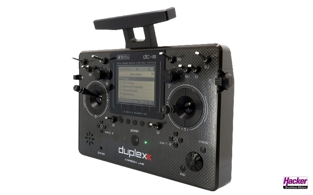 Pultsender DC-16 II Carbon Line Black Multimode inkl. REX 10
