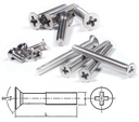 Robbe Modellsport Senkkopfschrauben Kreuzschlitz M3x6mm 30Stk. Edelstahl