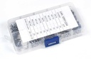 Robbe Modellsport Schraubenbox Flachkopf Kreuzschlitz, Muttern, Scheiben 240Stk. M2-M3 Edelstahl