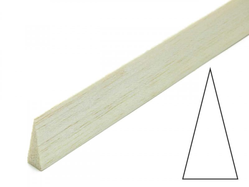 Balsa-Endleiste symetrisch 10x50x1000 mm (VE=2St.)