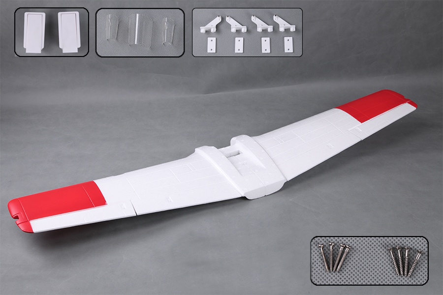 FMSFMS T-28D Trojan V4 rot / 142cm - Hauptflügelsatz