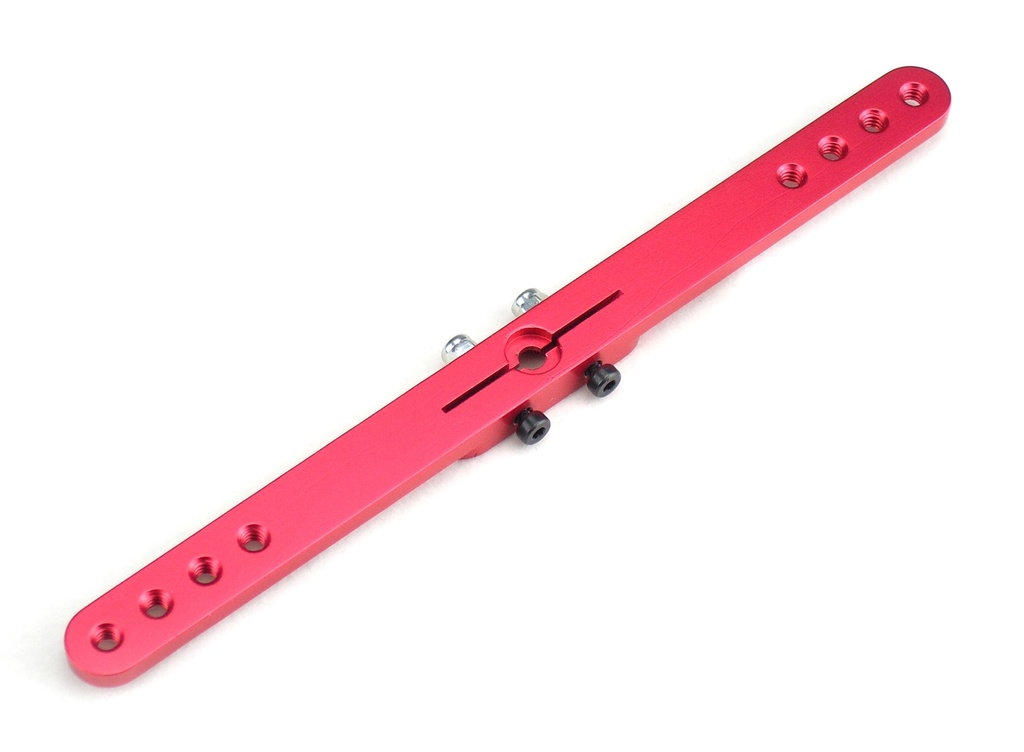 Alu Doppel-Servoarm rot 114 mm passend für Hitec Servos