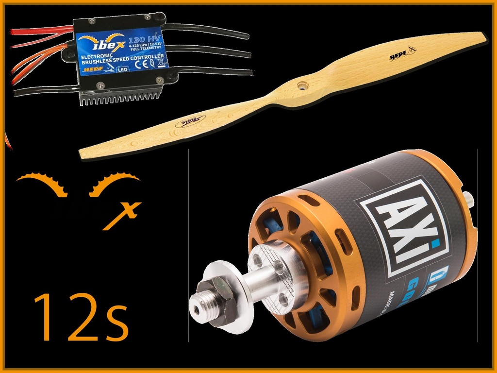 AXI Antrieb für Schleppmodelle bis 300cm an 12s Lipo