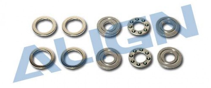 T-REX 550 600 Axiallager D6/14X5 + Dist.Ring 2Stk