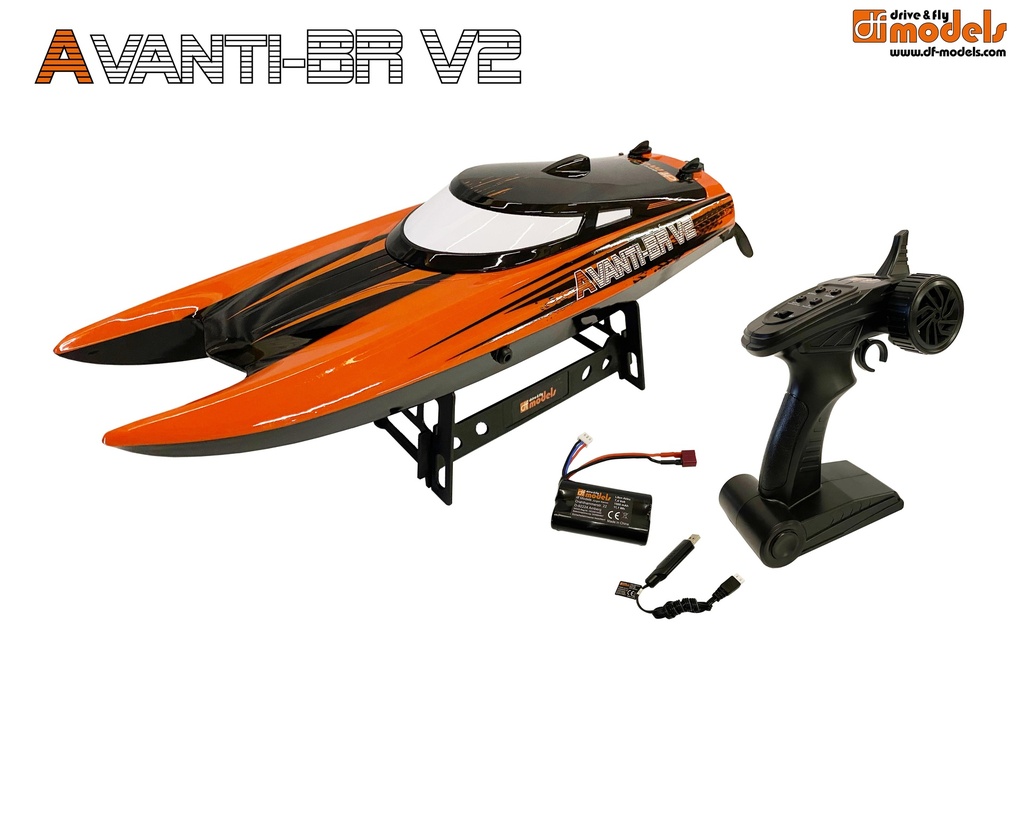 AVANTI BR V2 Rennboot brushed RTR