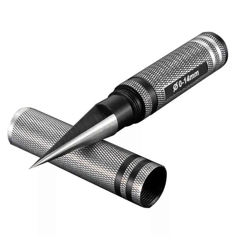 Handbohrer 0-14mm mit Alu-Griff & Kappe