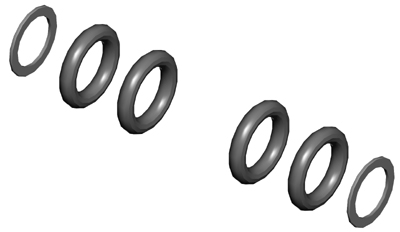 O-Ring Set extra harte Dämpfung