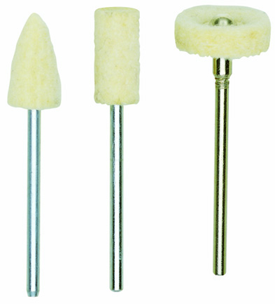 Filzpolierstift, Rad, 2 Stück