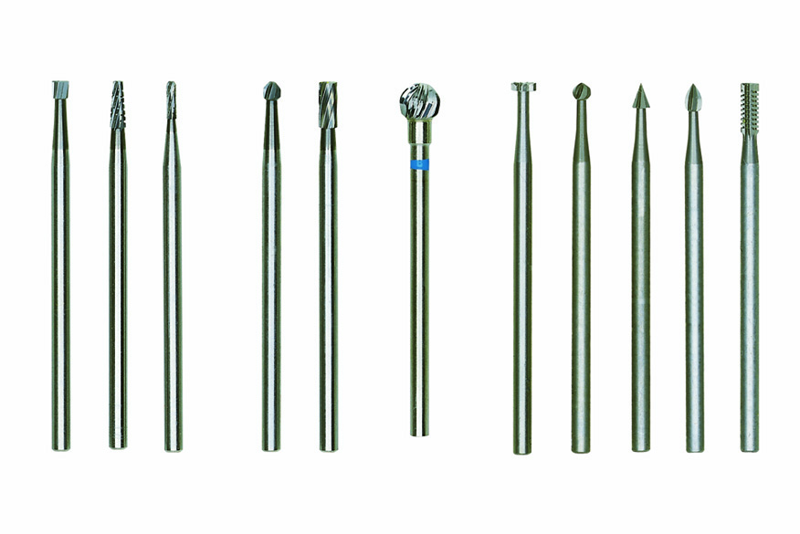 Feinfräserersatz (Wolfram-Vanadiumstahl), 5-tlg.