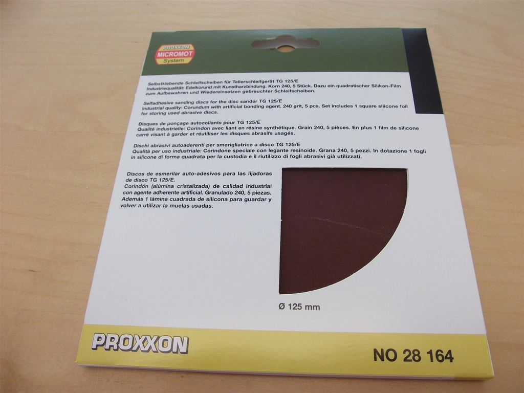 EK Schleifscheiben für TG 125/E, Korn 240
