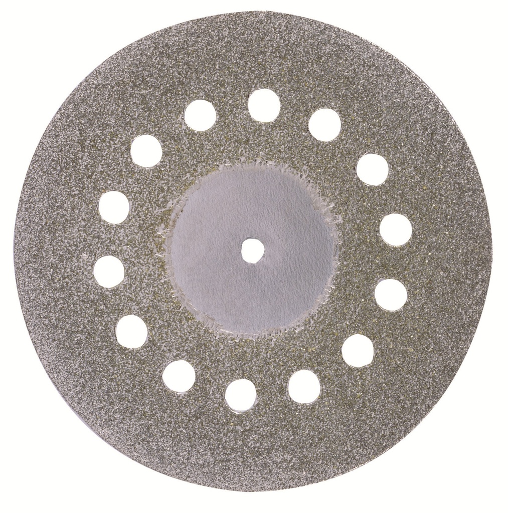 Diamantierte Trennscheibe, 38 mm, mit Kühllöchern