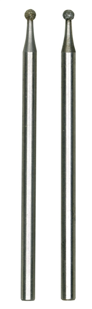 Diamantschleifstifte, Kugel, 1,8 mm, 2 Stück