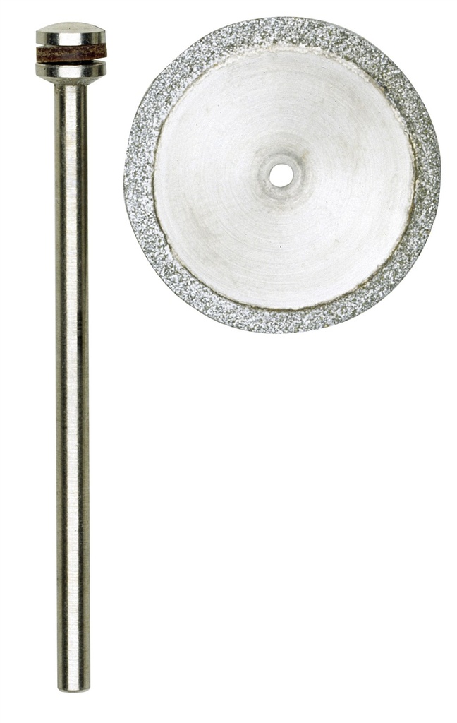 Diamantierte Trennscheibe, 20 mm + 1 Träger