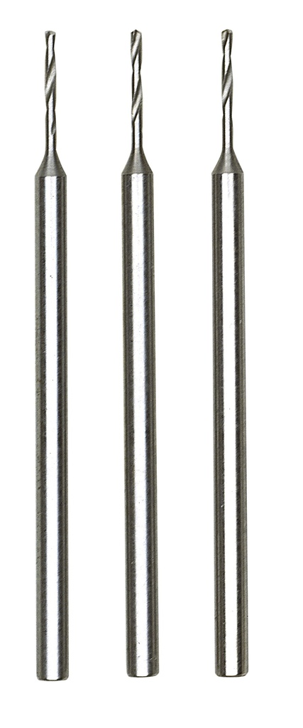 Mikro,Spiralbohrer (HSS-Stahl), 0,8 mm, 3 Stück