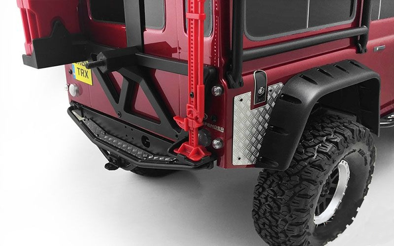 Riffelblech hintere Kotflügel für TRX4 Defender(2)