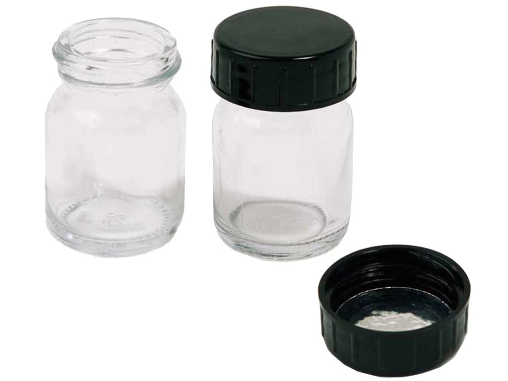 Glasdose mit Deckel - 25ml (39107/39109)
