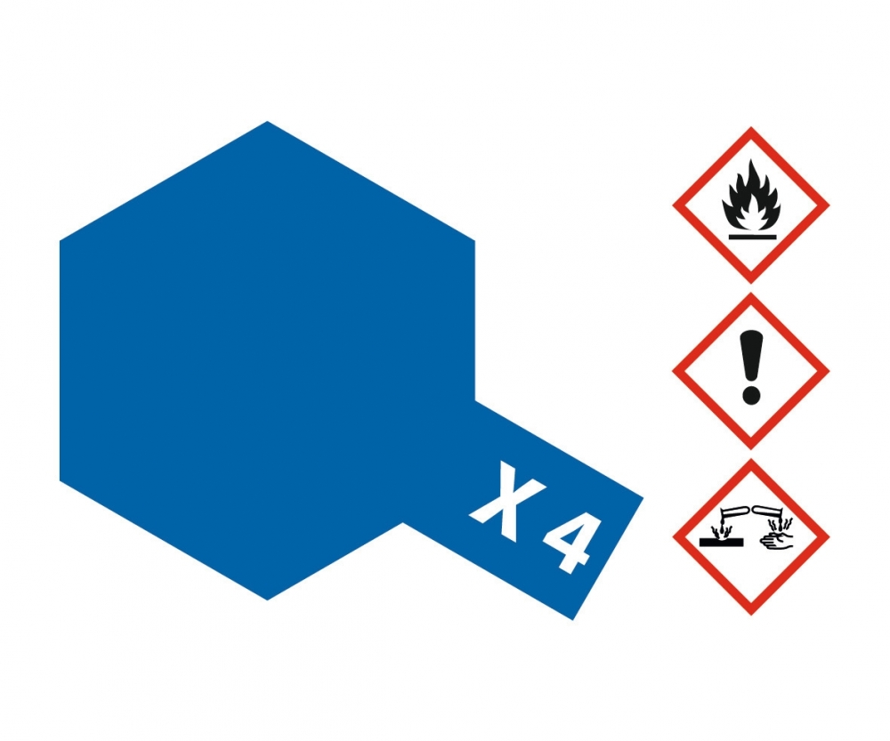 X-4 BLAU glänzend 23 ml