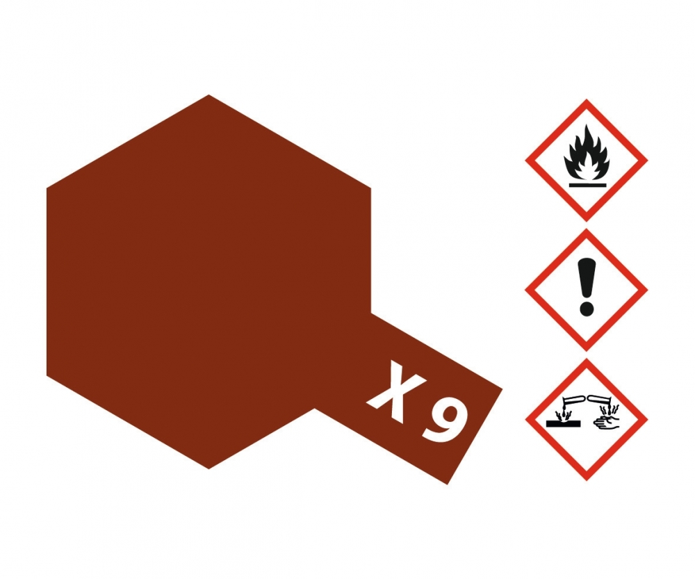 X -9 BRAUN glänzend 23 ml
