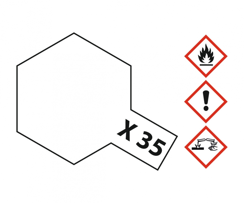 X-35 Klarlack seidenmatt 10 ml Acryl
