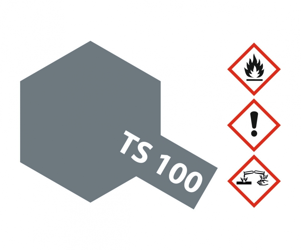 TS-100 Gunmetall hell seidenmatt 100ml