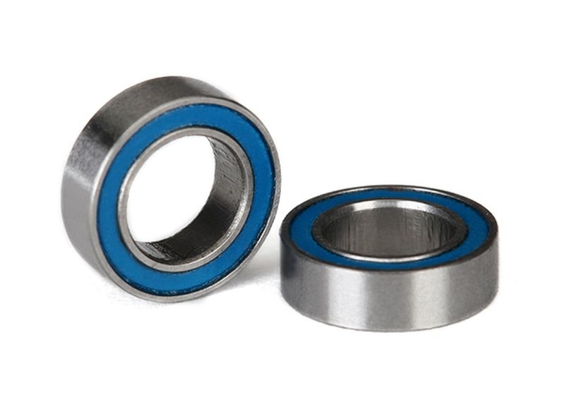 Kugellager, blau gummiert (6x10x3 mm)
