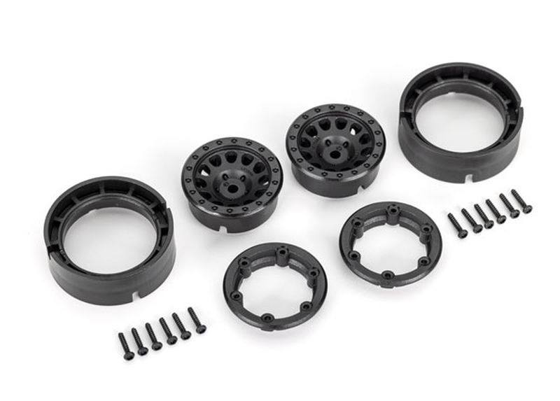 Method Race Felgen 1,0"Beadlock schwarz für TRX-4m