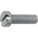 M4x80 Zylinderschraube mit Schlitz verzinkt ISO1207 4.8 (DIN 84A) (10 Stück)
