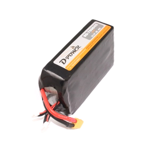D-Power SD-7000 6S Lipo (22,2V) 45C - mit XT-60 Stecker