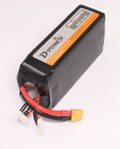 D-Power SD-7000 5S Lipo (18,5V) 45C - mit XT-60 Stecker