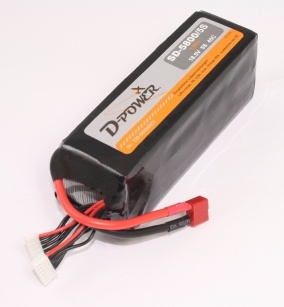 D-Power SD-5800 5S Lipo (18,5V) 45C - mit T-Stecker