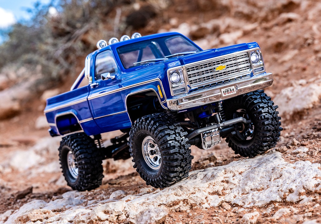 TRX-4m Chevrolet K10 Lifted Blau 1/18 Crawler RTR