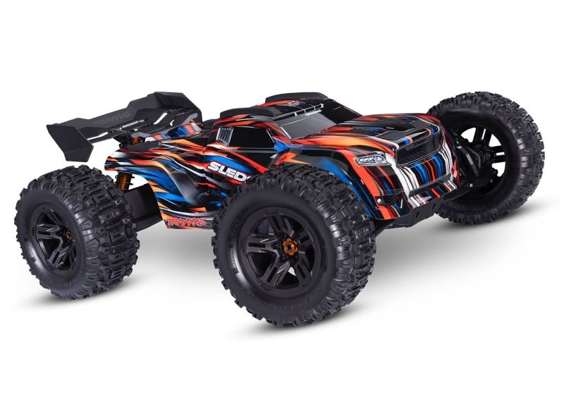SLEDGE 1/8 Brushless Monster Truck 4x4 - Belted Orange