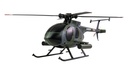 Hughes MD500 Helikopter Militär 4-Kanal 6G RTF grau