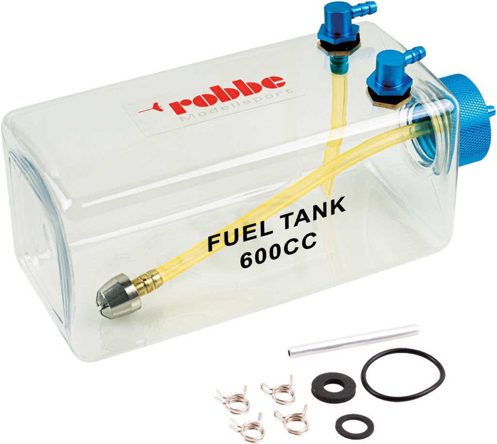 Robbe Modellsport Benzin Tank 600ml mit Alu-Verschluss