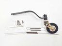 Robbe Modellsport Heckfahrwerk Carbon mit Rad Ø 40mm 80cc