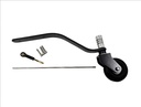 Robbe Modellsport Heckfahrwerk Carbon mit Rad Ø 45mm 100cc