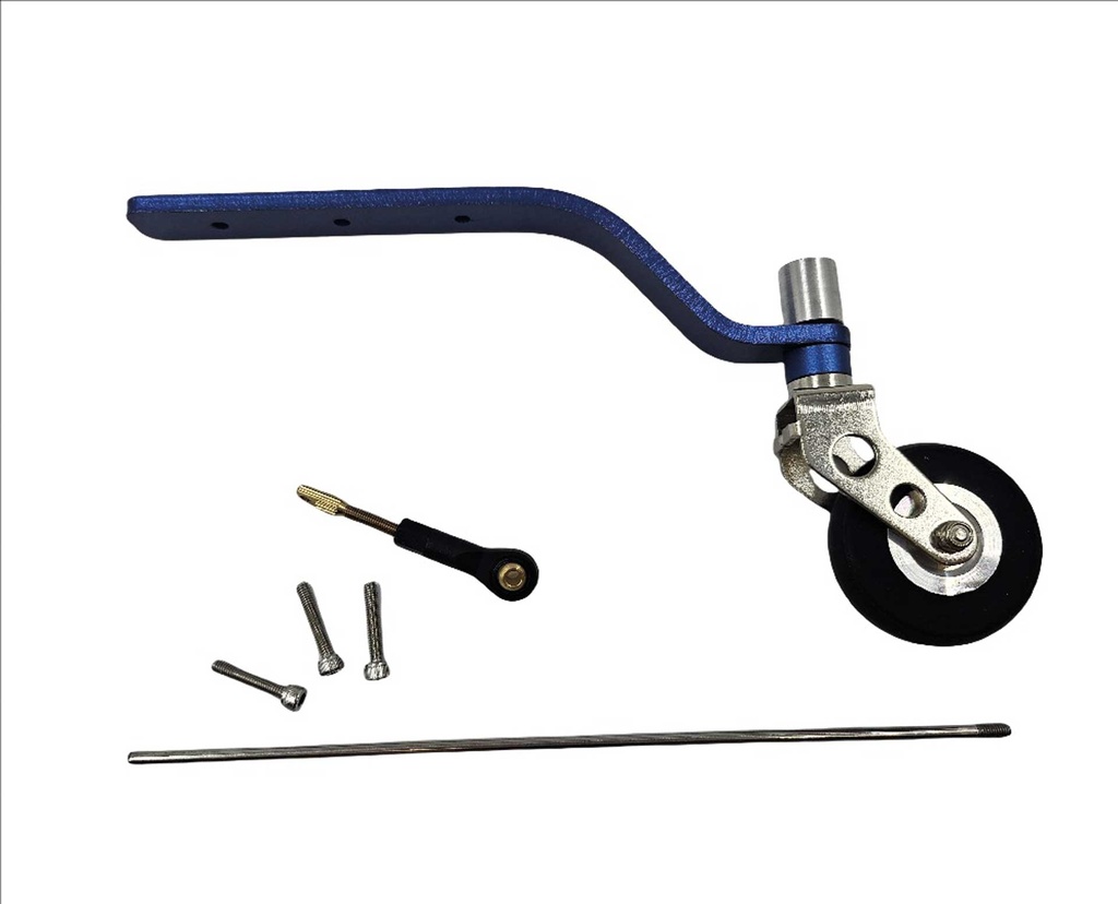 Robbe Modellsport Heckfahrwerk Aluminium mit Rad Ø 40mm 80cc
