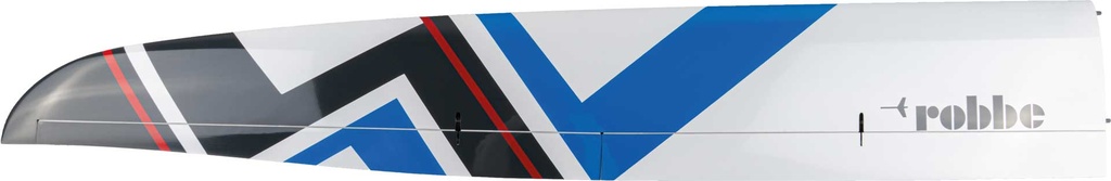 Robbe Modellsport Ersatzfläche Avalanche ARF 2,8m Voll-CFK LINKS, weiss/blau
